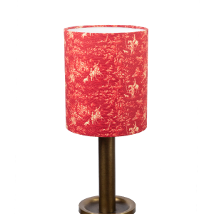 Vera vintage red lampshade