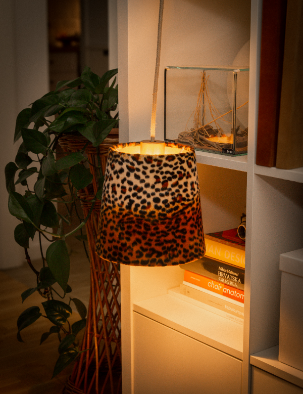 Leonarda plišano sjenilo za lampu - luster