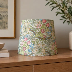William Morris green lampshade